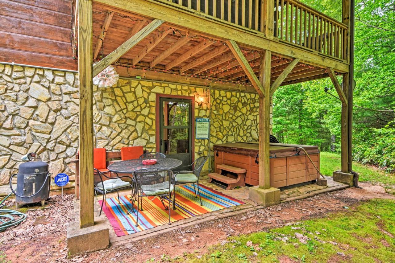 Bryson City Cabin With Hot Tub, Views And Pool Table! Екстериор снимка